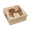 Shetland Pony with Wind Blown Hair Square Rubber Stamp for Stamping Crafting